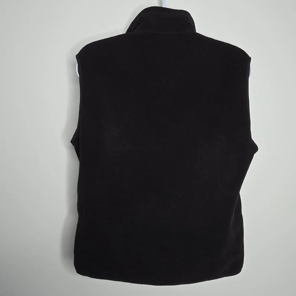 Patagonia Synchilla Men's XL Black Fleece Vest Full Zip‎ Pockets Outdoor